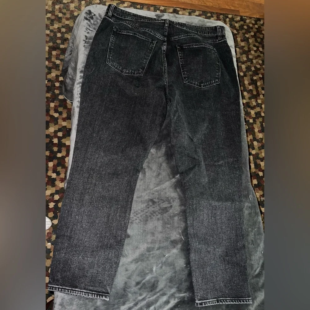 Abercrombie & Fitch Curve Love High Rise Skinny Jean in Black Size 16 (33) - Picture 9 of 13